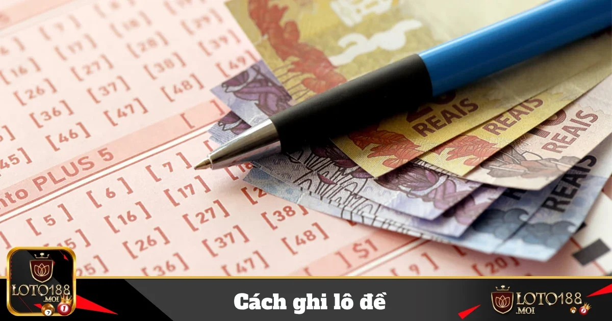 Cách Ghi Lô Đề Loto188 – Bí Quyết Thành Công Trong Cá Cược 1 cach ghi lo de 4